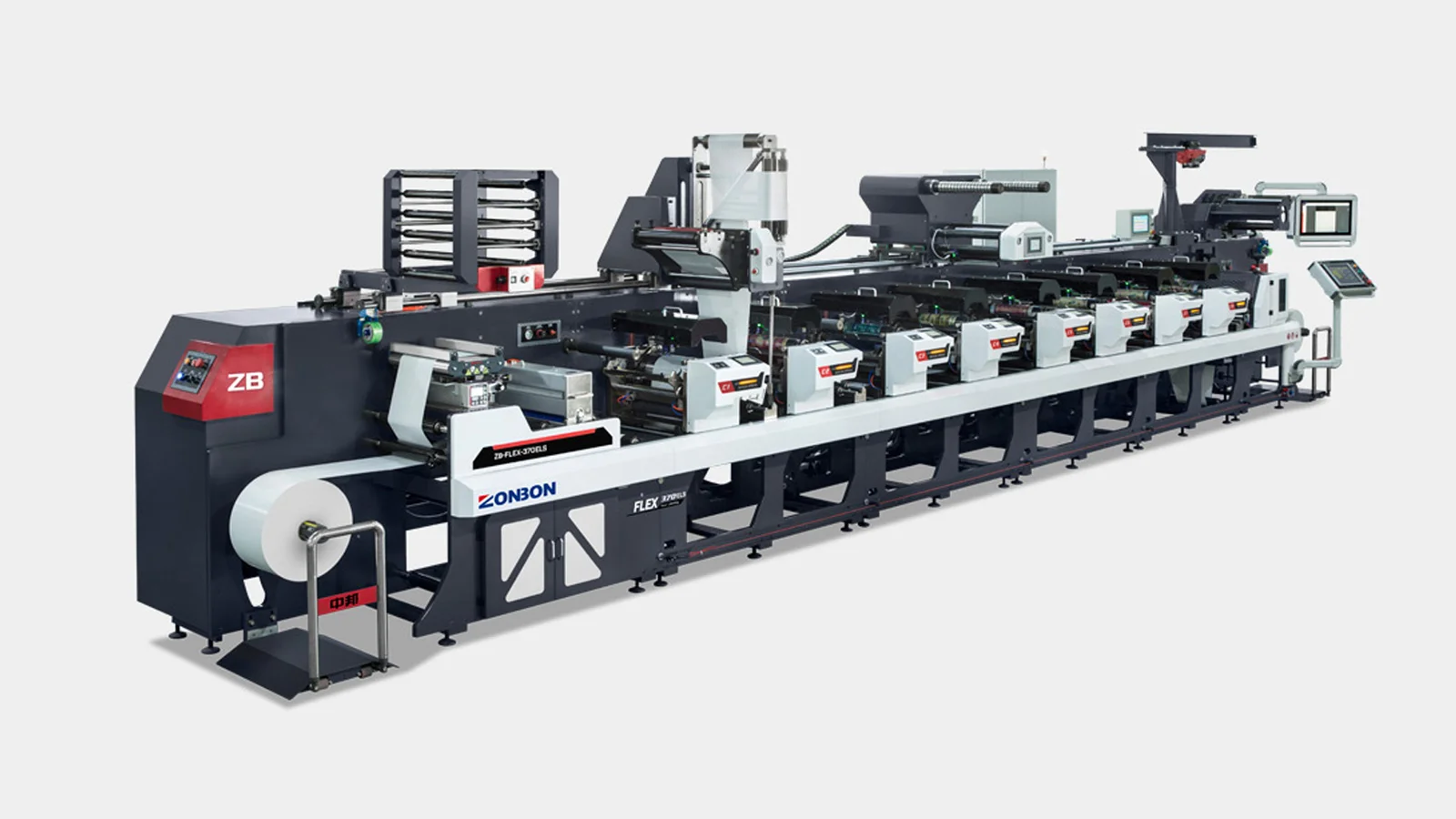 Inline Flexo Printing Press for Label Printing & Converting Line Main View