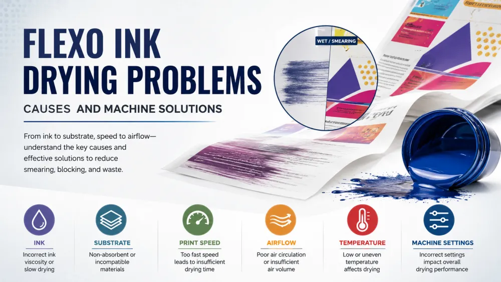 Flexo Ink Drying Problems: Causes and Machine Solutions