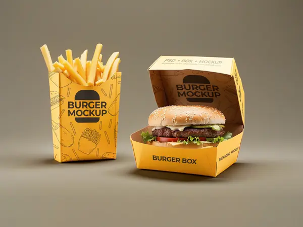 Hamburger Box Packaging Solutions | Paper Food Box Production
