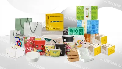 Paper food container printing application