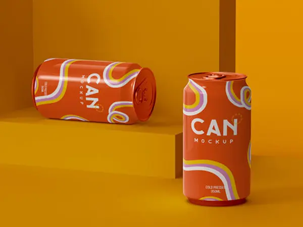 Soda can shrink sleeve and wrap packaging application