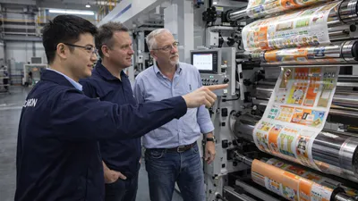 Factory acceptance testing FAT and running test for packaging machinery