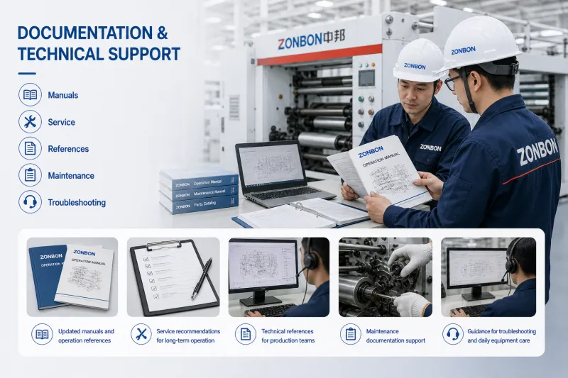 technical documentation support for packaging machinery maintenance
