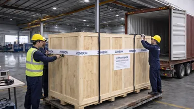 Export packaging and container loading for international shipment