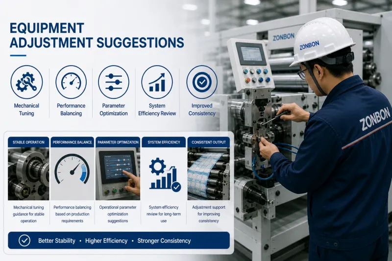 equipment adjustment suggestions for stable packaging machinery performance