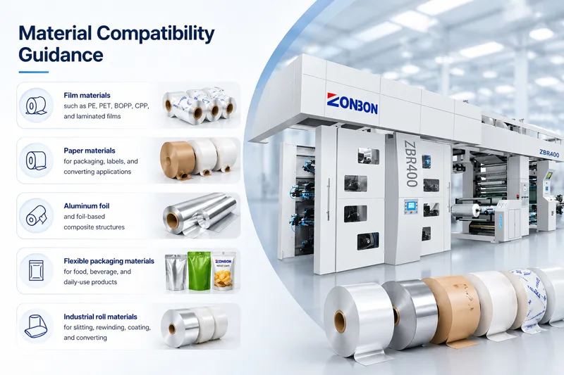 material compatibility consultation for packaging machinery and roll materials
