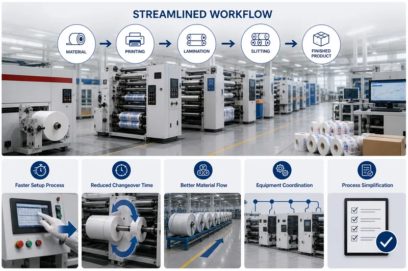 workflow efficiency support for packaging machinery production